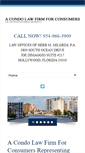 Mobile Screenshot of floridacondoattorneys.com